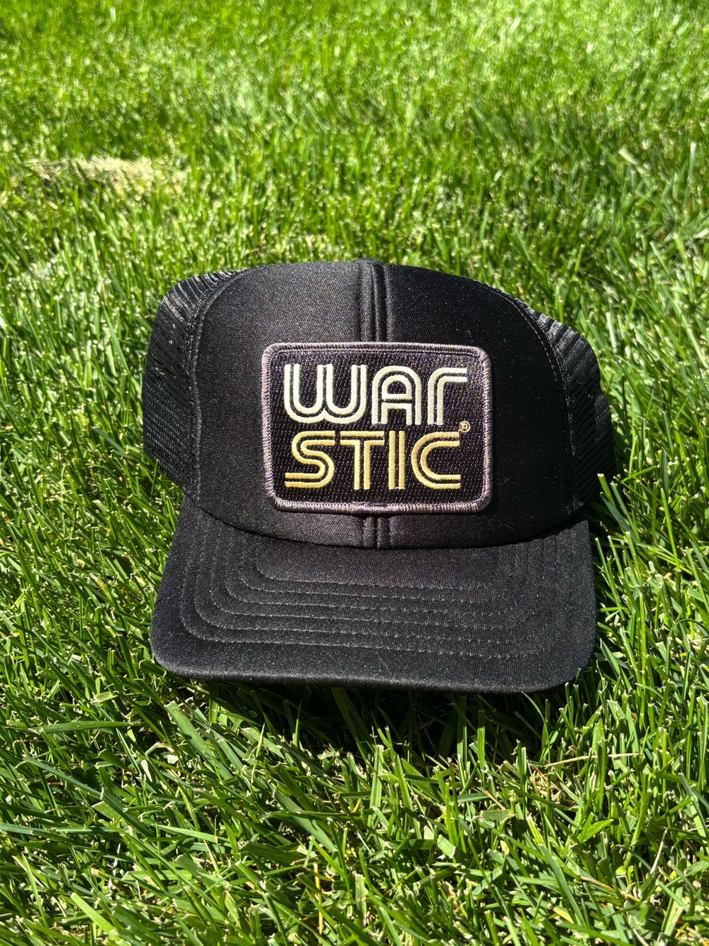 Black Trucker Hat - Logo Patch - Picture 2 of 3